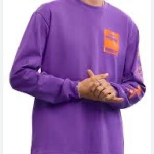IVY PARK/adidas Purple Tee with Orange Graphics- size 2XL